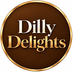 DillyDelights logo oh wat lekker zeg.